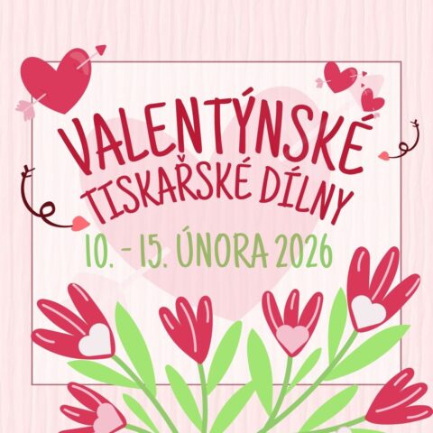 workshop: Valentýnské tiskání v Expozici textilního tisku